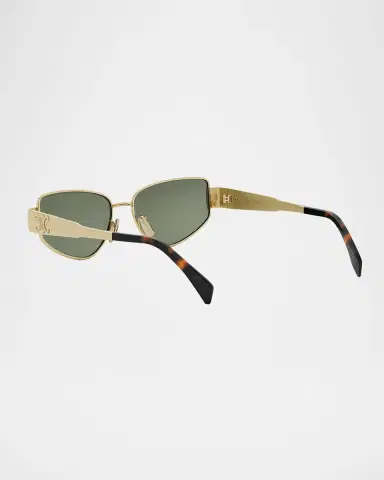 CELINE Triomphe Metal Cat Eye Sunglasses | Thumbnail 2