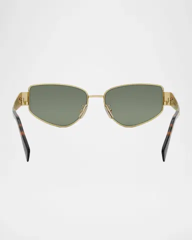 CELINE Triomphe Metal Cat Eye Sunglasses | Thumbnail 5