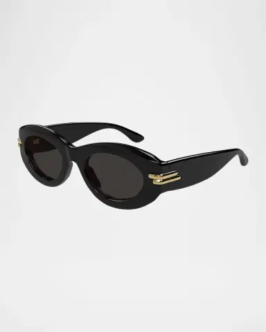 Bottega Veneta Round Acetate Sunglasses | Thumbnail 2 Bottega Veneta Round Acetate Sunglasses | Thumbnail 2