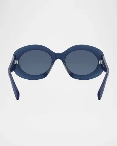 Celine Triomphe Round Acetate Sunglasses | Thumbnail 5 Celine Triomphe Round Acetate Sunglasses | Thumbnail 5