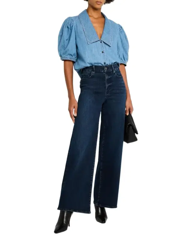 Le Slim Palazzo Jeans