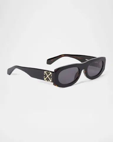 Off-White Men's Orlando Acetate Oval Sunglasses | Thumbnail 2 Off-White Men's Orlando Acetate Oval Sunglasses | Thumbnail 2