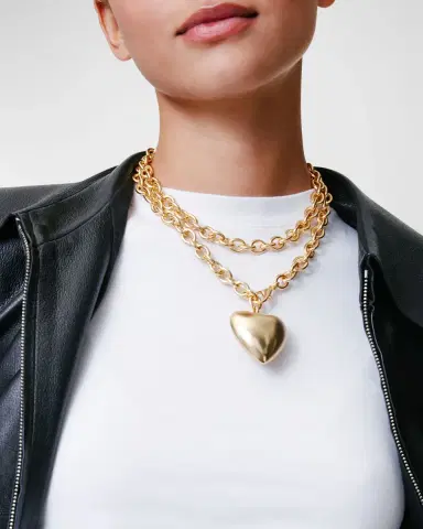 Roxanne Assoulin Heart and Soul Long Pendant Necklace | Thumbnail 1