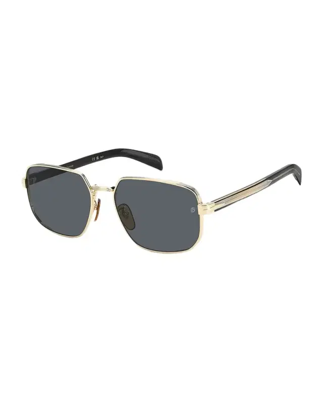 Men 's Stainless Steel Rectangle Sunglasses