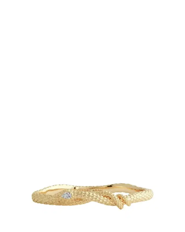 Anabel Aram Jewelry Serpent Hinged Bangle