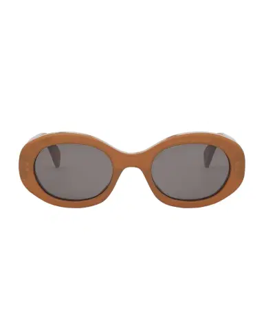 CELINE Triomphe Acetate Oval Sunglasses | Thumbnail 1 CELINE Triomphe Acetate Oval Sunglasses | Thumbnail 1
