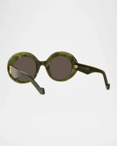Loewe Oval Acetate Sunglasses W/ Anagram | Thumbnail 2 Loewe Oval Acetate Sunglasses W/ Anagram | Thumbnail 2