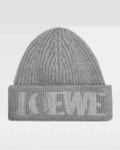 Loewe Blurred Logo Wool Beanie | Thumbnail 2 Loewe Blurred Logo Wool Beanie | Thumbnail 2