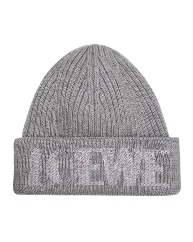 Loewe Blurred Logo Wool Beanie | Thumbnail 1 Loewe Blurred Logo Wool Beanie | Thumbnail 1