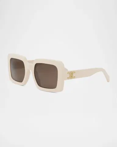 Celine Triomphe Acetate Square Sunglasses | Thumbnail 3