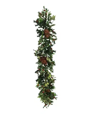 Winward Home Pointed Holly Garland | Thumbnail 1
