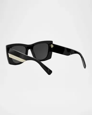 BVLGARI Roma Oversized Acetate & Nylon Butterfly Sunglasses | Thumbnail 2