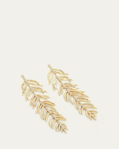 Anabel Aram Jewelry Palm Leaves Dangle Earrings | Thumbnail 3 Anabel Aram Jewelry Palm Leaves Dangle Earrings | Thumbnail 3