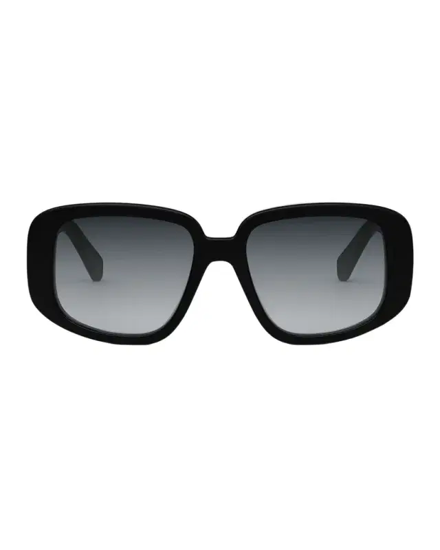 Celine Bold 3 Dots Acetate Shield Sunglasses