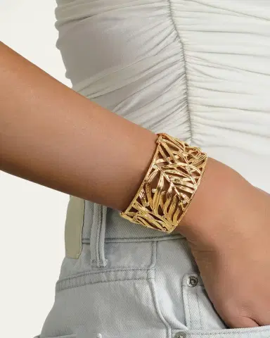 Anabel Aram Jewelry Palm Leaves Cuff | Thumbnail 2 Anabel Aram Jewelry Palm Leaves Cuff | Thumbnail 2