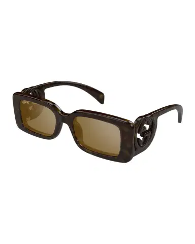 Gucci Monochrome GG Rectangle Acetate Sunglasses | Thumbnail 1 Gucci Monochrome GG Rectangle Acetate Sunglasses | Thumbnail 1