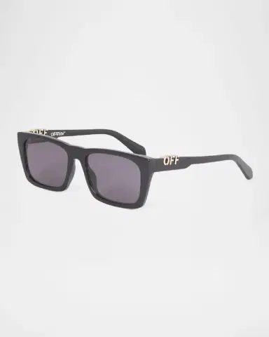 Off-White Men's Albany Acetate Rectangle Sunglasses | Thumbnail 2 Off-White Men's Albany Acetate Rectangle Sunglasses | Thumbnail 2