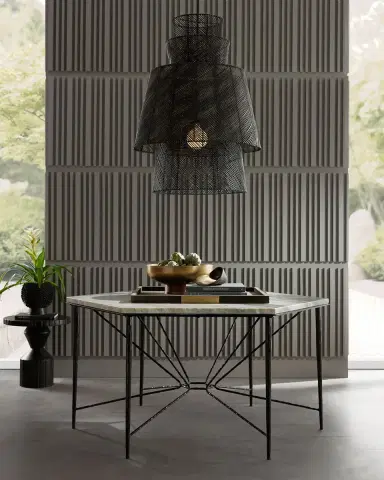 Arteriors Estrella Hexagonal Dining Table, 62.5" | Thumbnail 4