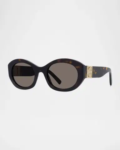 Givenchy Tortoise Acetate 4G Sunglasses | Thumbnail 3