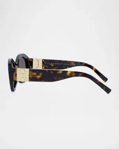 Givenchy Tortoise Acetate 4G Sunglasses | Thumbnail 4