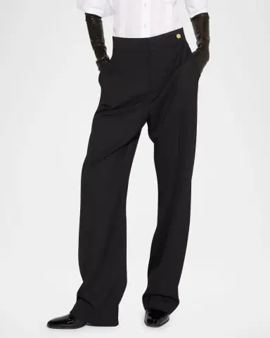 CALLAS Milano Sydney Straight-Leg Tropical Suiting Pants | Thumbnail 3 CALLAS Milano Sydney Straight-Leg Tropical Suiting Pants | Thumbnail 3