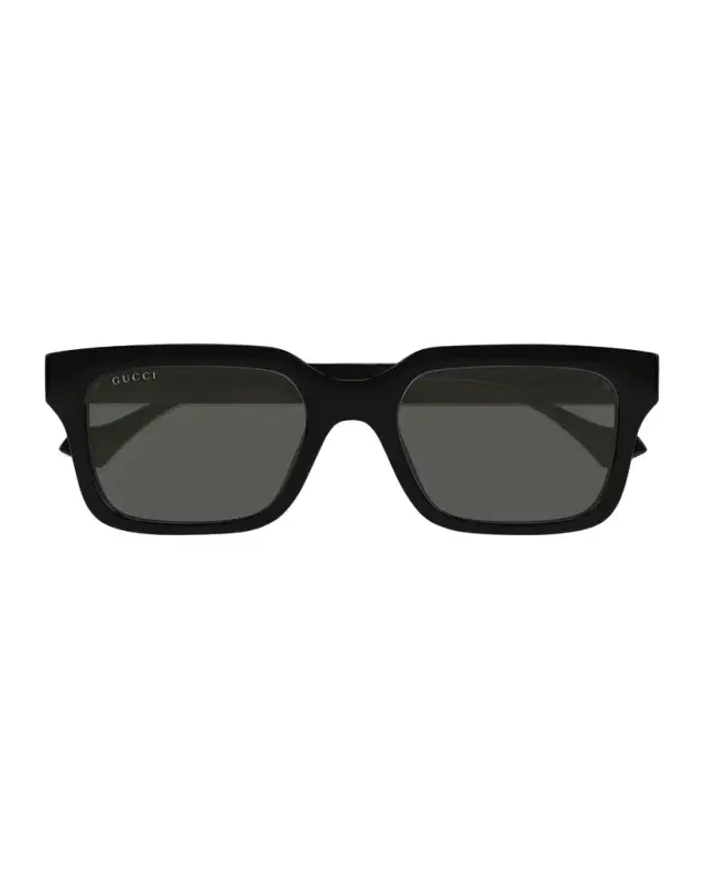 Gucci Men 's Transparent Rectangle Sunglasses