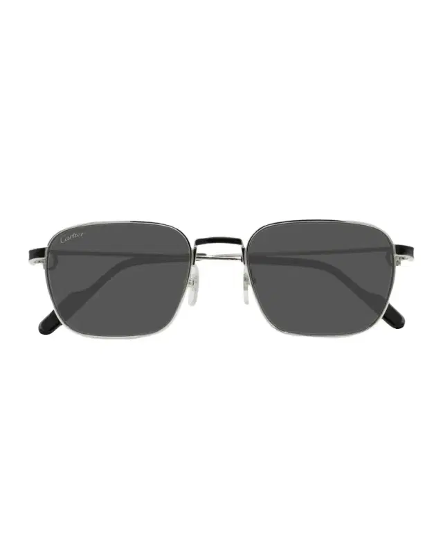 Cartier Men 's CT0497SM Metal Rectangle Sunglasses