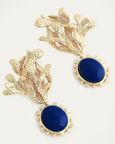 Anabel Aram Jewelry Kelp with Lapis Drop Earrings | Thumbnail 3 Anabel Aram Jewelry Kelp with Lapis Drop Earrings | Thumbnail 3