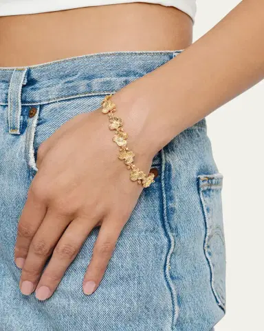 Anabel Aram Jewelry Orchid Link Bracelet | Thumbnail 2