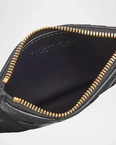 Bottega Veneta Zip Leather Card Case | Thumbnail 3