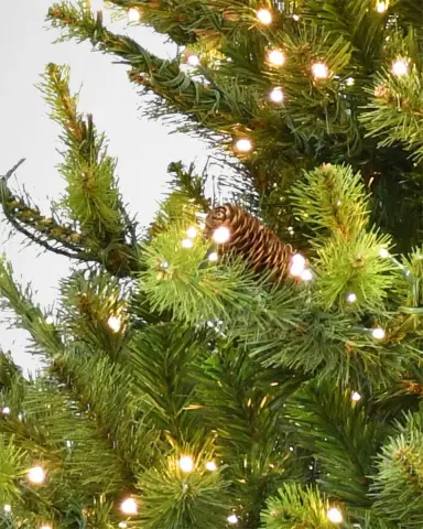Winward Home Deluxe Village Mix Pine 6 ' Slim Pre-Lit Christmas Tree | Thumbnail 3