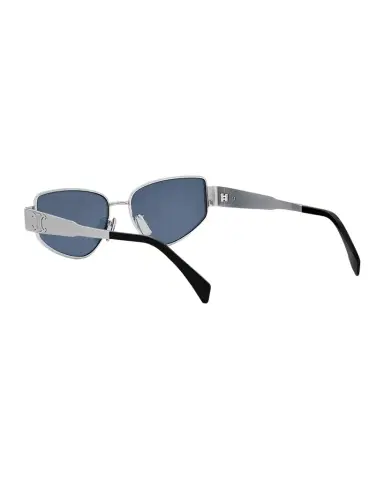 Celine Men 's Triomphe Metal Cat-Eye Sunglasses | Thumbnail 1