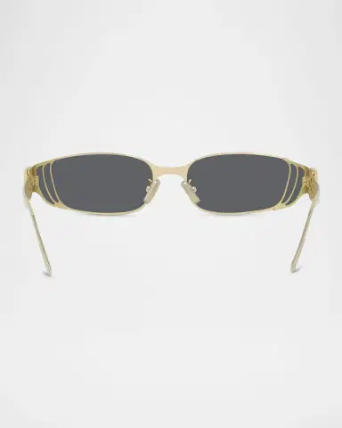 Givenchy 4G Liquid Metal and Nylon Rectangle Sunglasses | Thumbnail 4