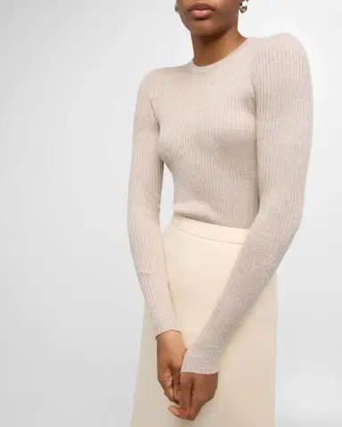 Gabriela Hearst Browning Cashmere Ribbed Top | Thumbnail 6