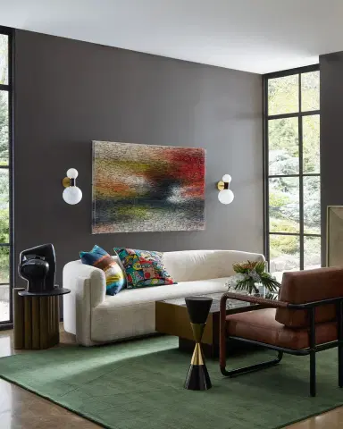 Arteriors Durham Leather Chair | Thumbnail 4 Arteriors Durham Leather Chair | Thumbnail 4