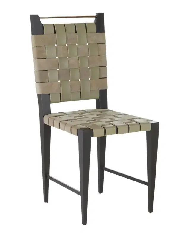 Arteriors Lakewood Leather Dining Chair
