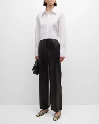 Co Fitted Button-Down Cotton Shirt | Thumbnail 2