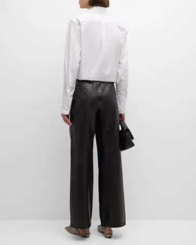 Co Fitted Button-Down Cotton Shirt | Thumbnail 6