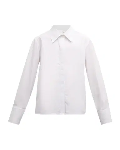 Co Fitted Button-Down Cotton Shirt | Thumbnail 1