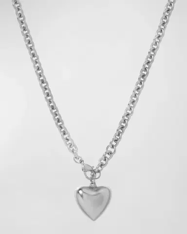 Roxanne Assoulin Puffy Hearts Mini Pendant Necklace | Thumbnail 2