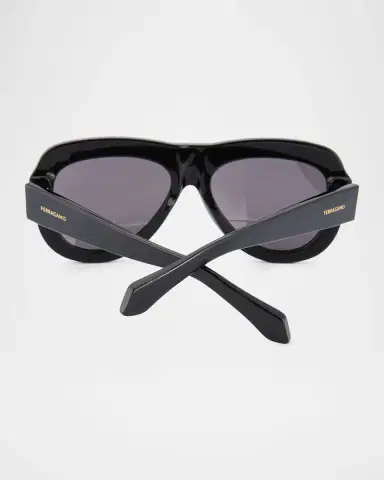 Ferragamo 57mm Rivets Aviator Sunglasses | Thumbnail 4 Ferragamo 57mm Rivets Aviator Sunglasses | Thumbnail 4