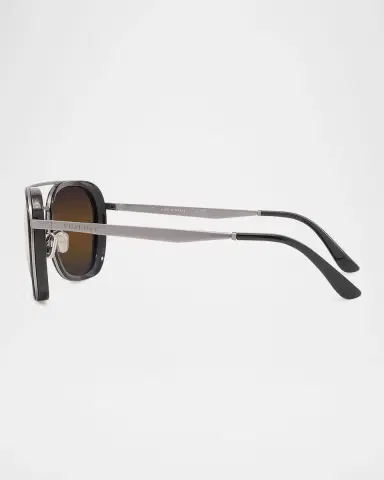 Vuarnet Men 's Edge 04 Stainless Steel Rectangle Sunglasses | Thumbnail 3