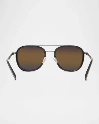 Vuarnet Men 's Edge 04 Stainless Steel Rectangle Sunglasses | Thumbnail 4