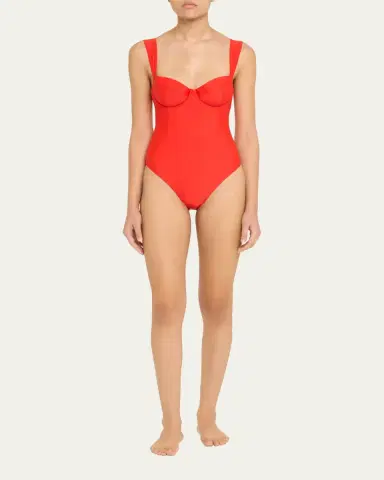 Simkhai Kyle Bustier One-Piece Swimsuit | Thumbnail 2 Simkhai Kyle Bustier One-Piece Swimsuit | Thumbnail 2