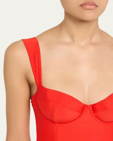 Simkhai Kyle Bustier One-Piece Swimsuit | Thumbnail 4 Simkhai Kyle Bustier One-Piece Swimsuit | Thumbnail 4