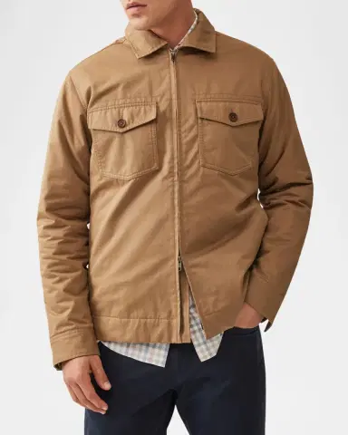 Rodd & Gunn Men's Fordell Quilted Cotton Twill Jacket | Thumbnail 3 Rodd & Gunn Men's Fordell Quilted Cotton Twill Jacket | Thumbnail 3