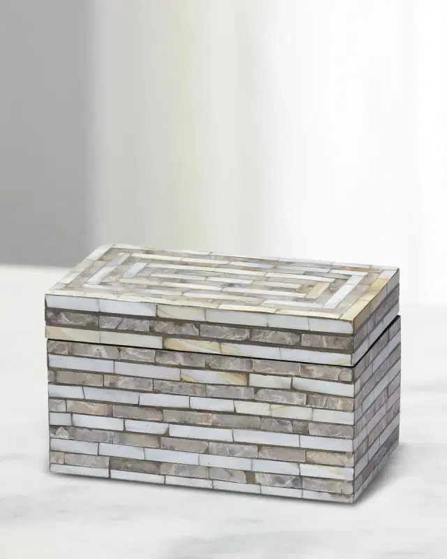 Jamie Young Roosevelt Small Mother-of-Pearl Box