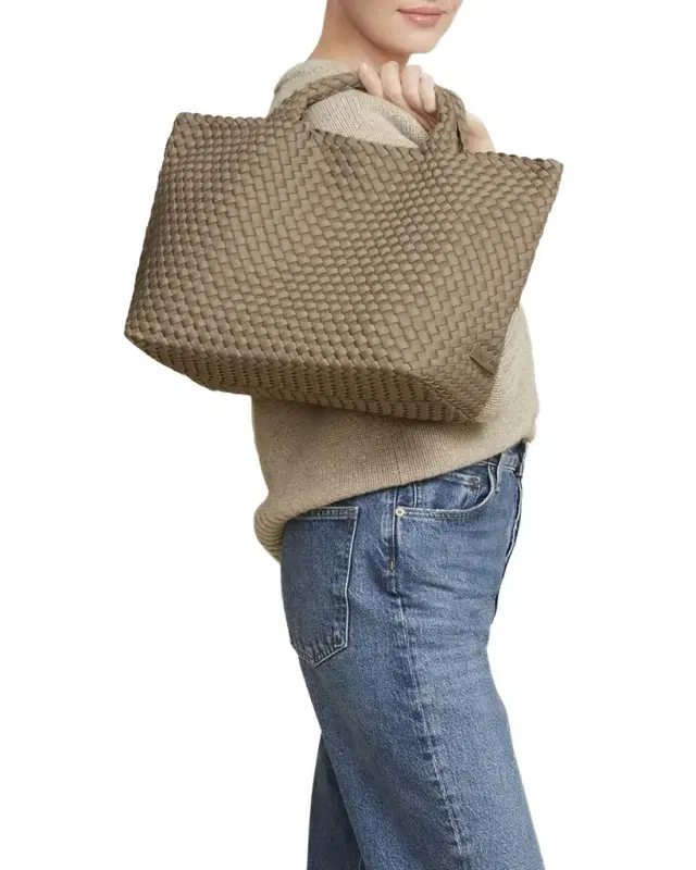 St. Barths Medium Woven Tote Bag