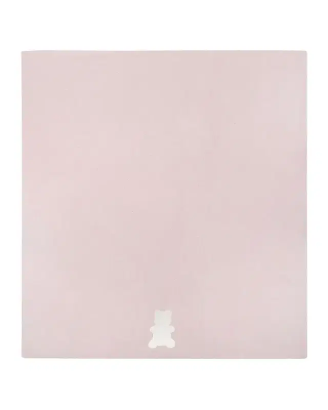 Sofia Cashmere Mongolian Cashmere Intarsia Bear Baby Blanket