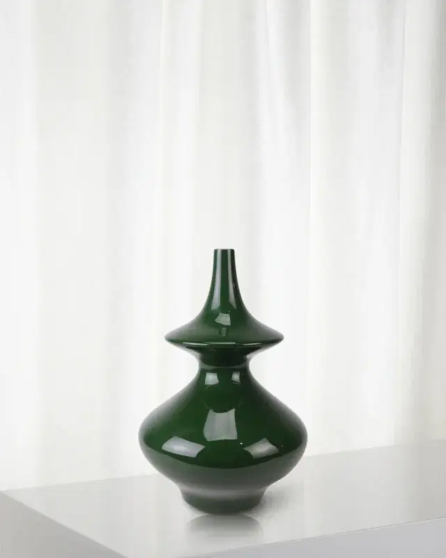 Winward Home Irregular Porcelain Vase, 13"